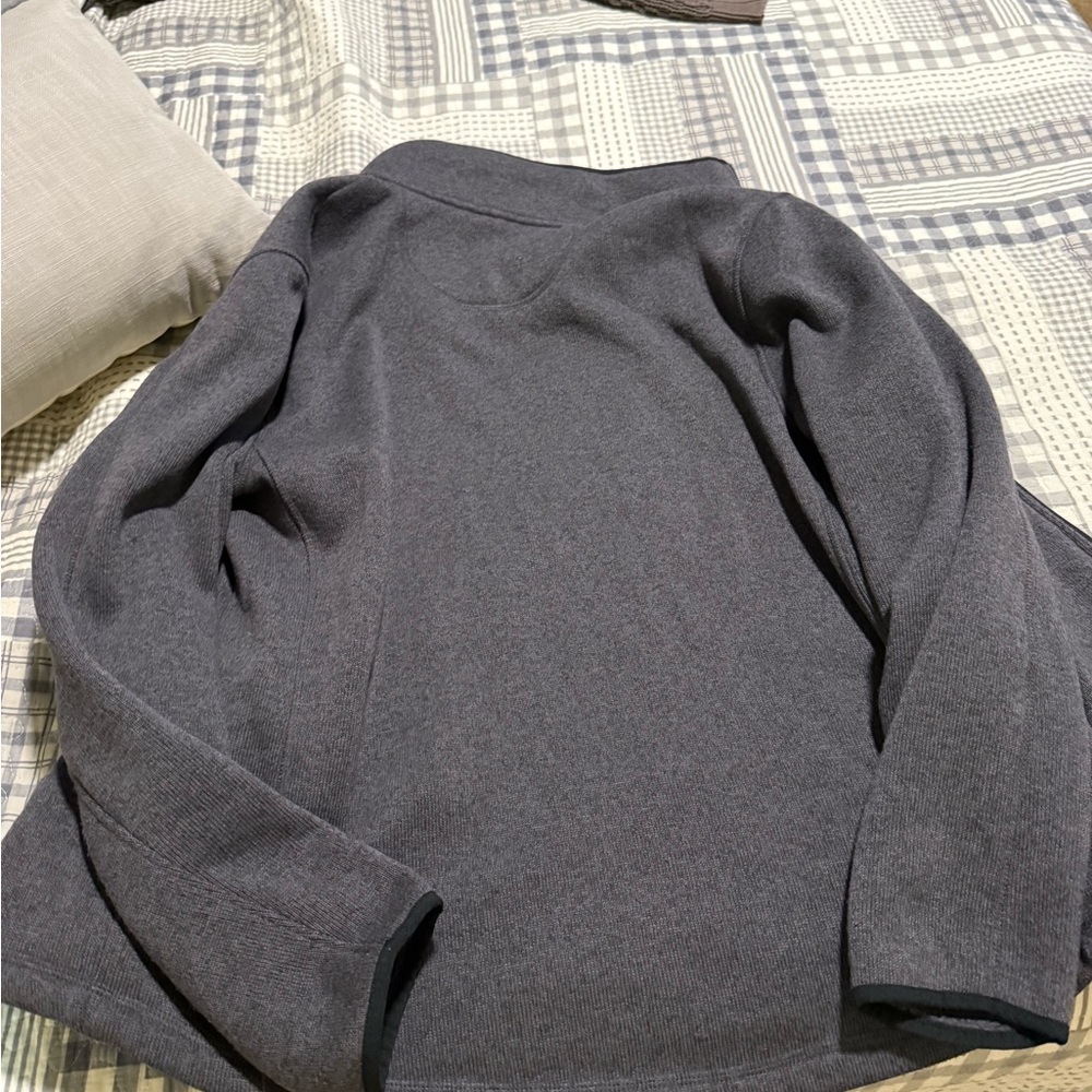 L.L. Bean Charcoal Zip-Up Jacket - Picture 4 of 4